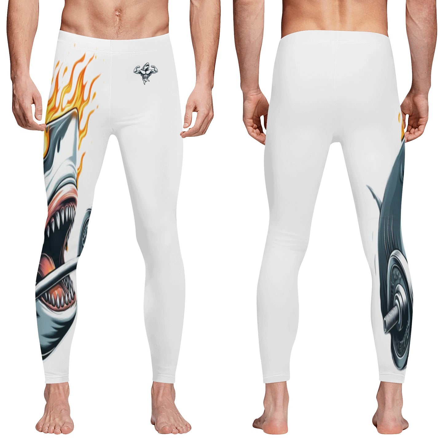 Mens Muscle Body Leggings & Running Tights