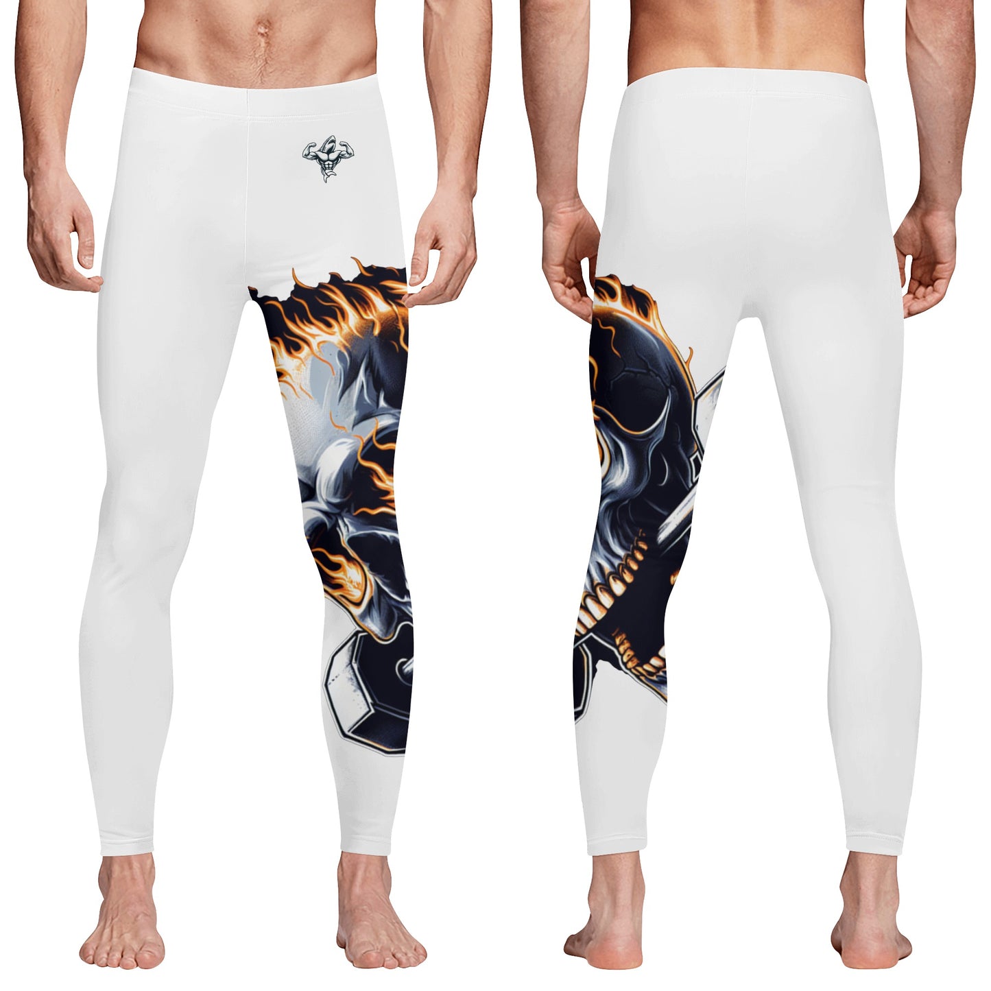 Mens Muscle Body Leggings & Running Tights