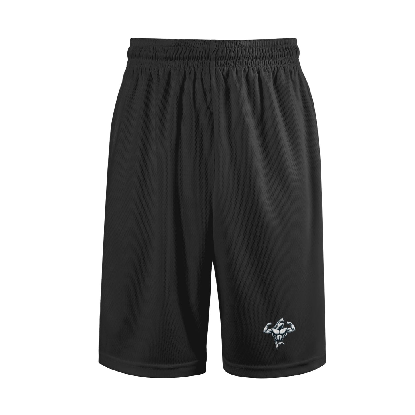 Mens Muscle Body Mesh Basketball Shorts & Running Short Pants