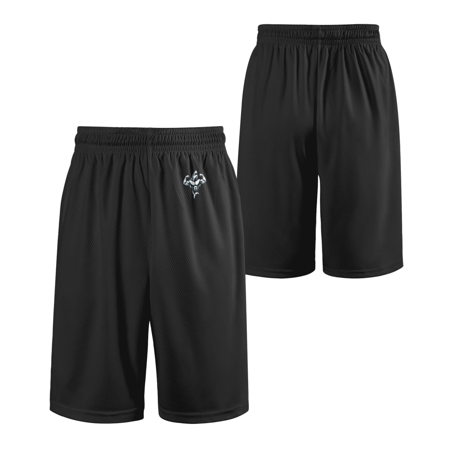 Mens Muscle Body Mesh Basketball Shorts & Running Short Pants