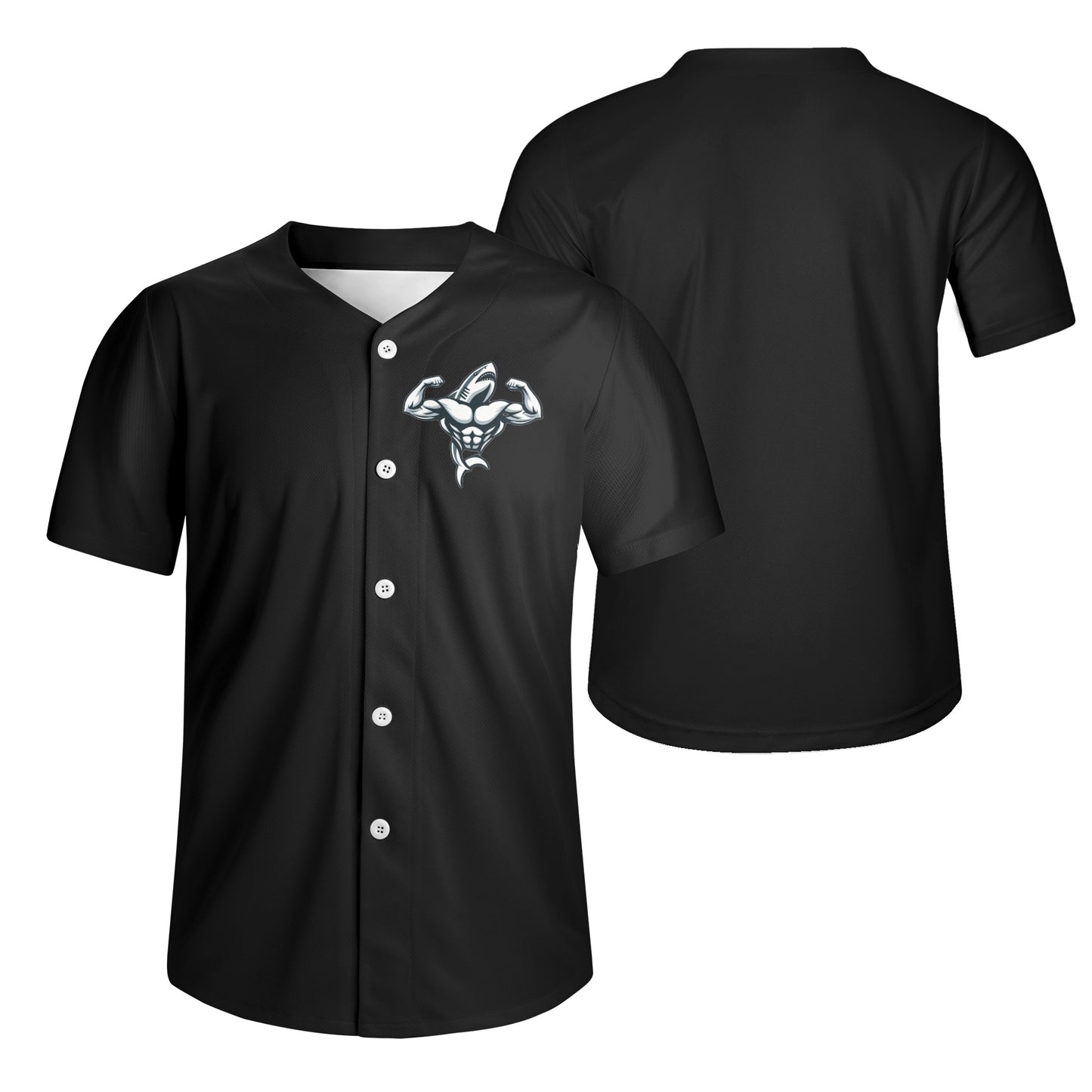 Mens Muscle Body Short Sleeve Baseball Jersey