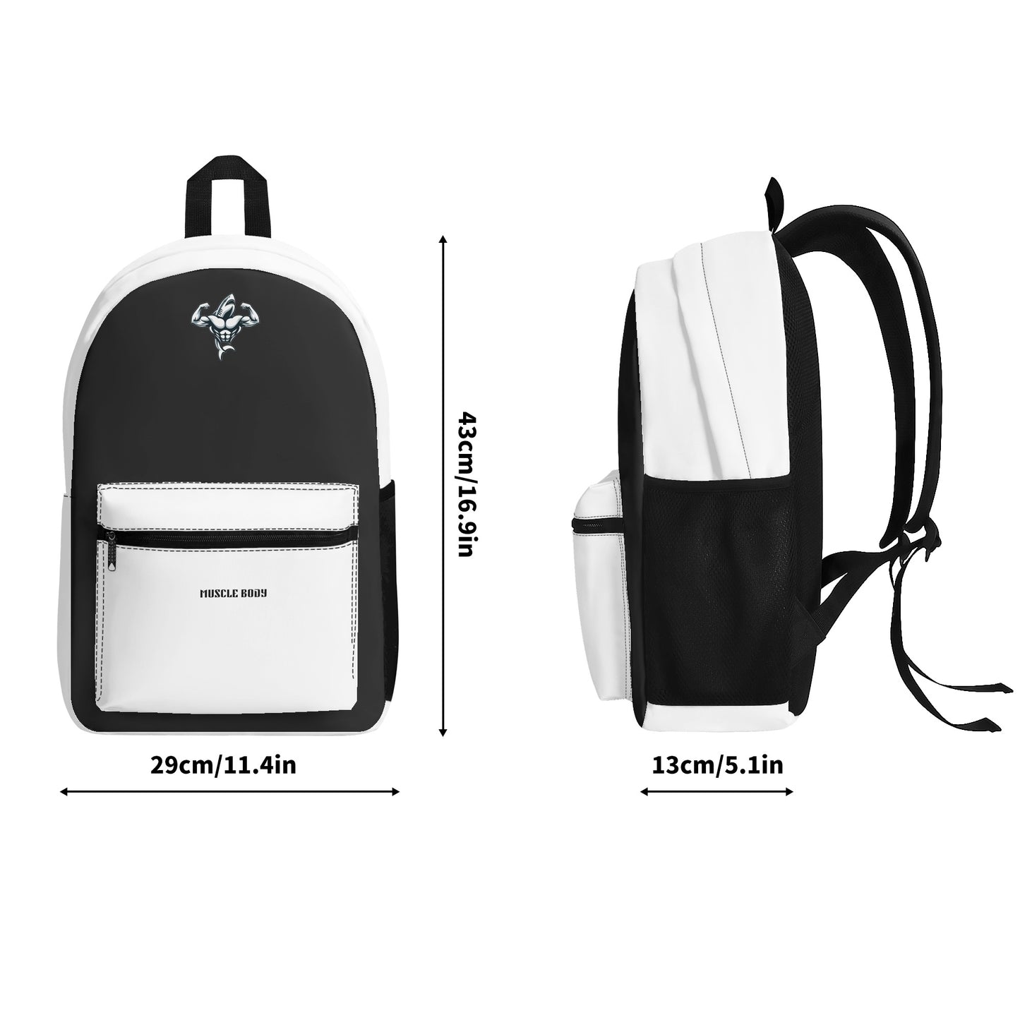 Muscle Body Polyester Vintage Backpack