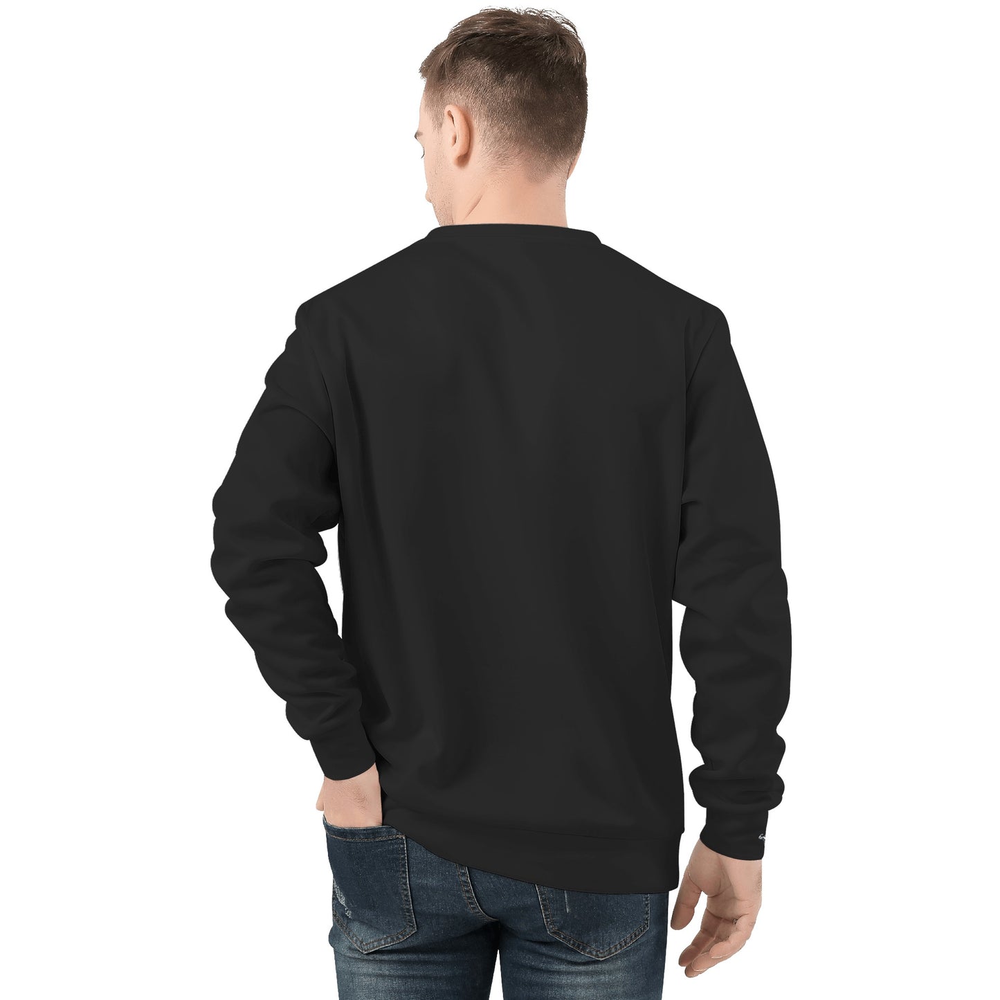 Mens Muscle Body 3D Style Crew Neck Sweatshirt