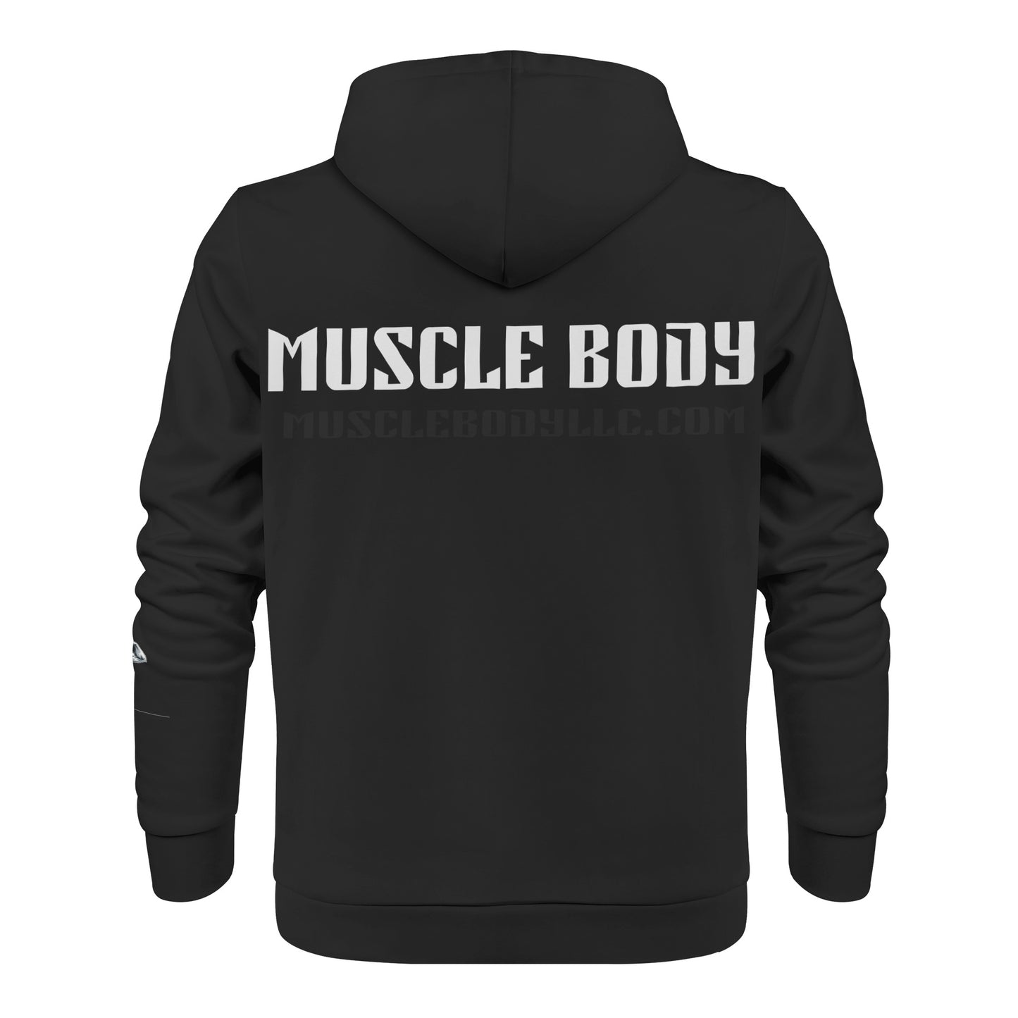 Mens Muscle Body Classic Zip Hoodie