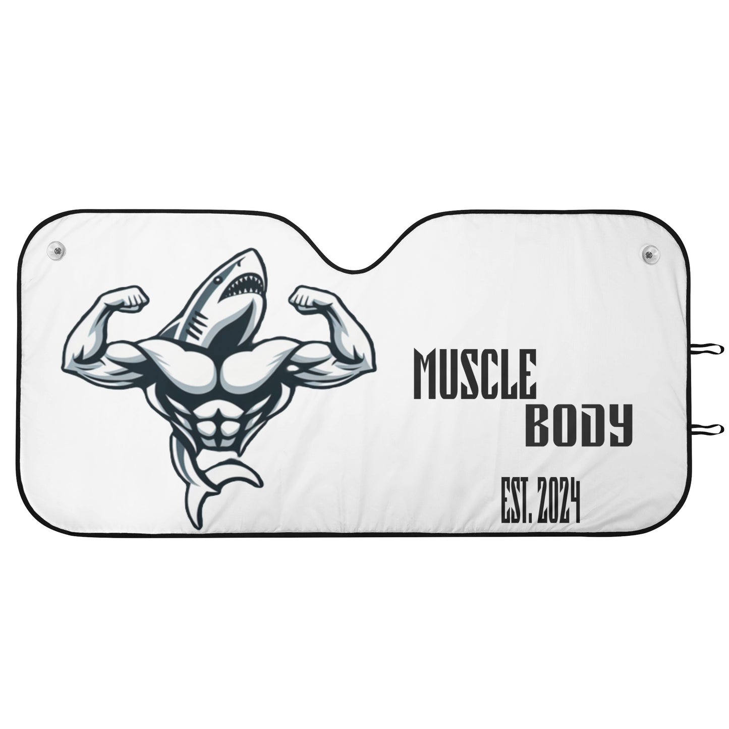 Muscle Body Car Sunshade