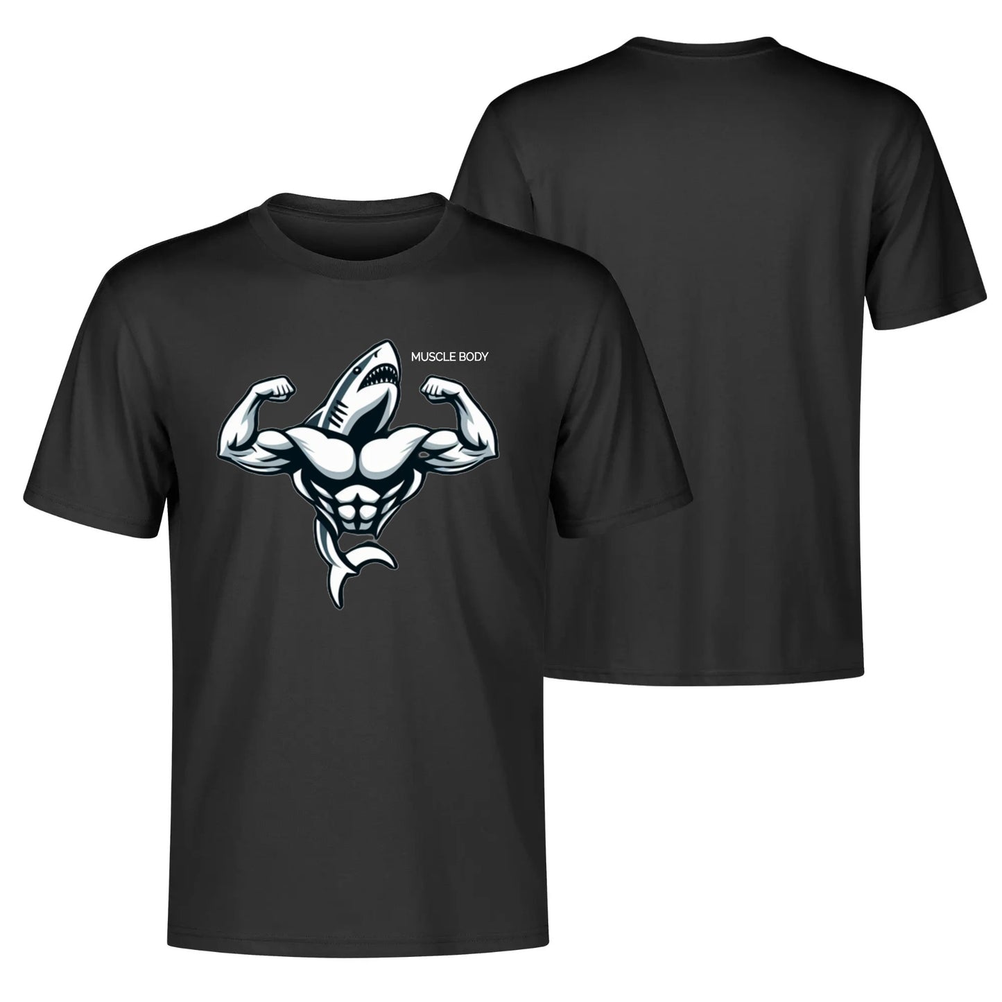Mens Muscle Body Cotton T-Shirt