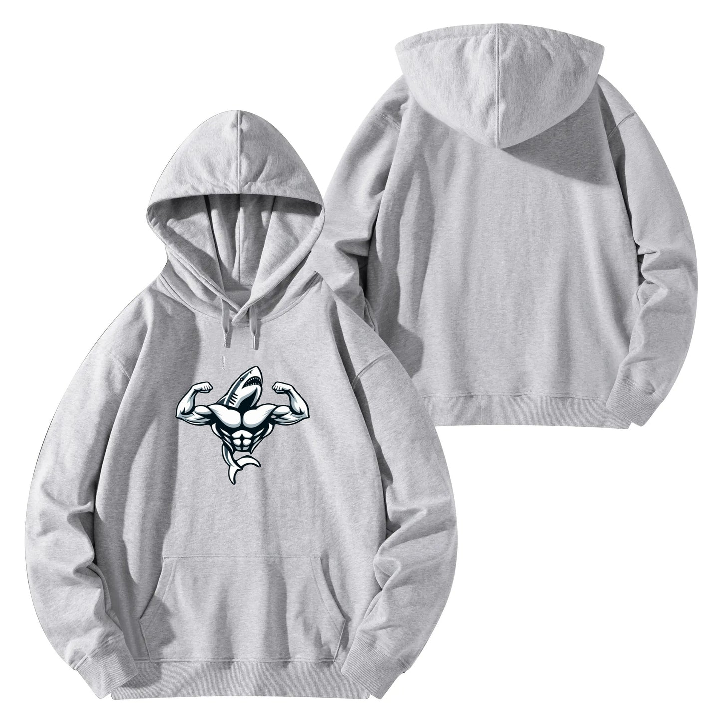 Muscle Body Cotton Hoodie