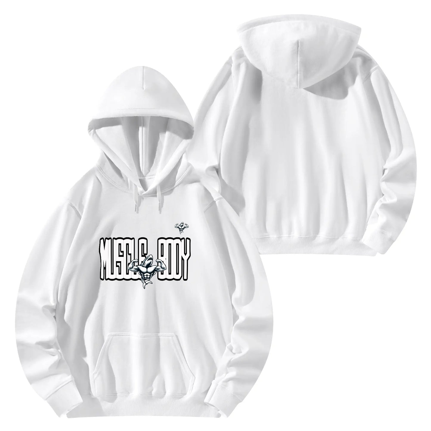 Muscle Body Cotton Hoodie