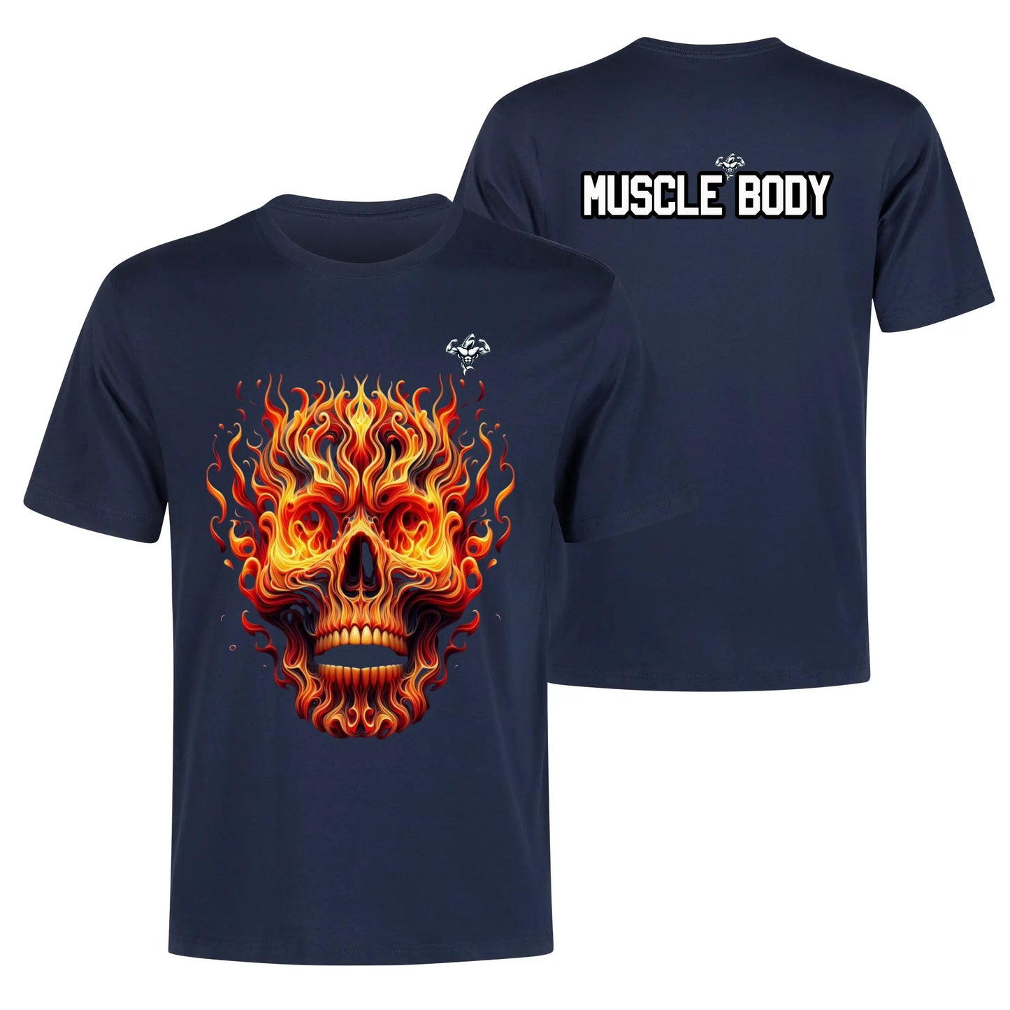 Mens Muscle Body Cartoon Tee