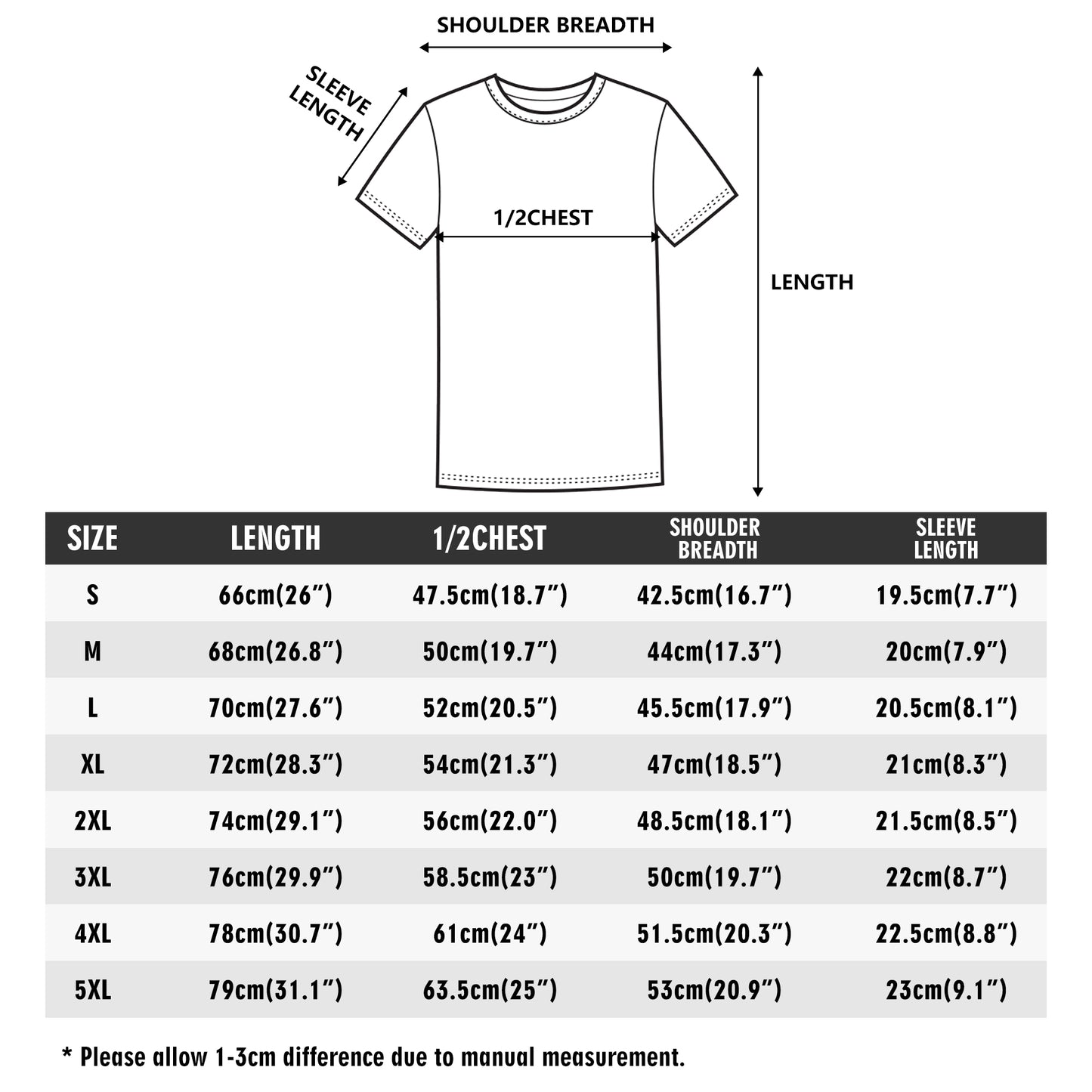 Mens Muscle Body Cotton T-Shirt