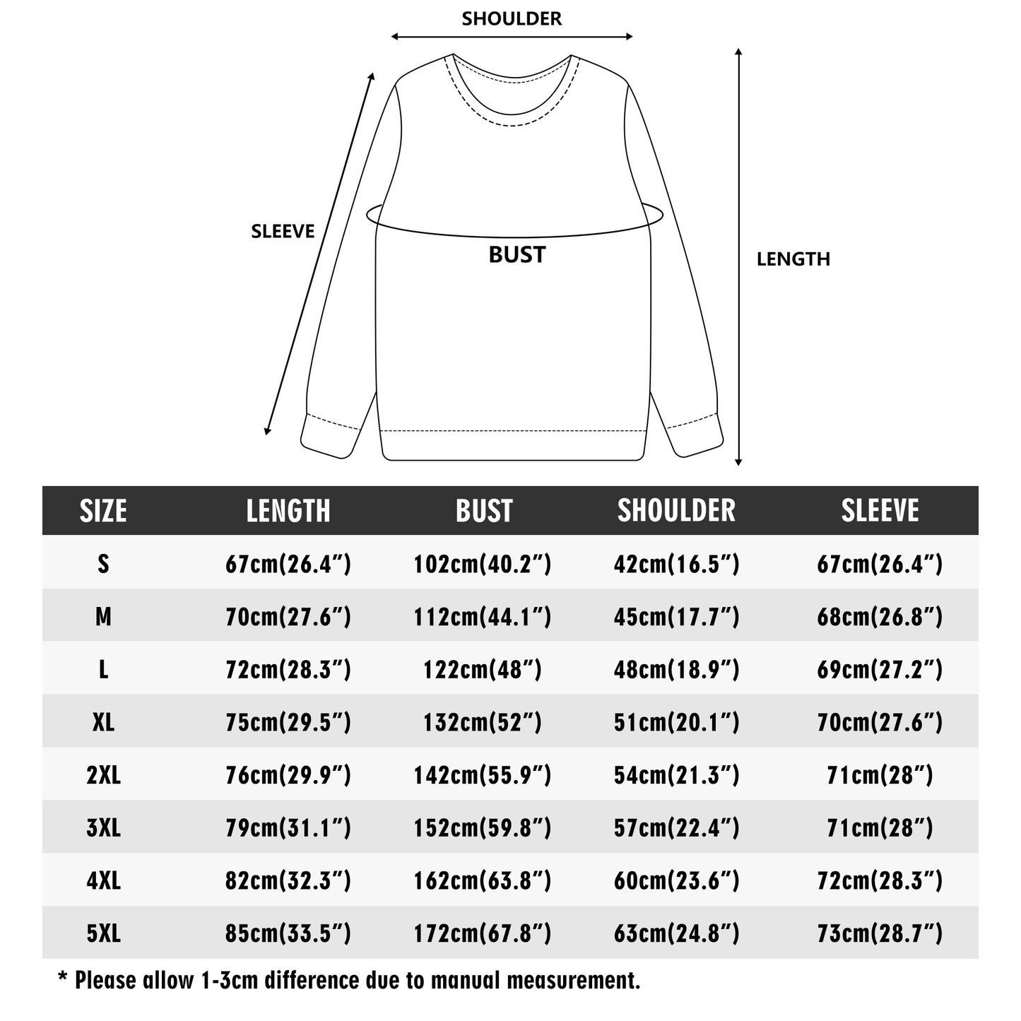 Muscle Body Winter Crewneck Pullover Sweatshirt