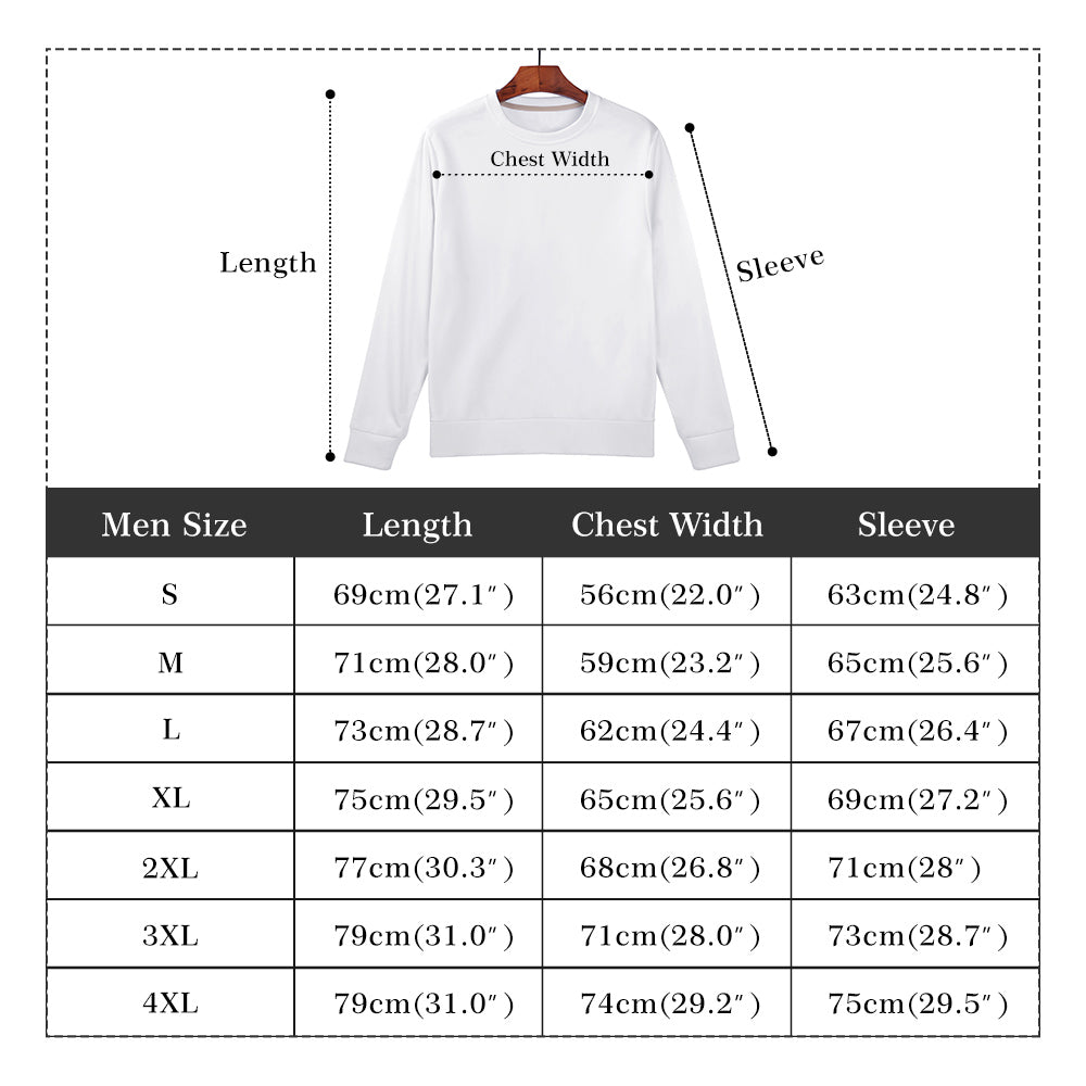 Mens Muscle Body 3D Style Crew Neck Sweatshirt