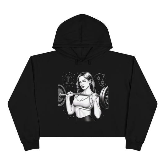 Gemini Crop Hoodie