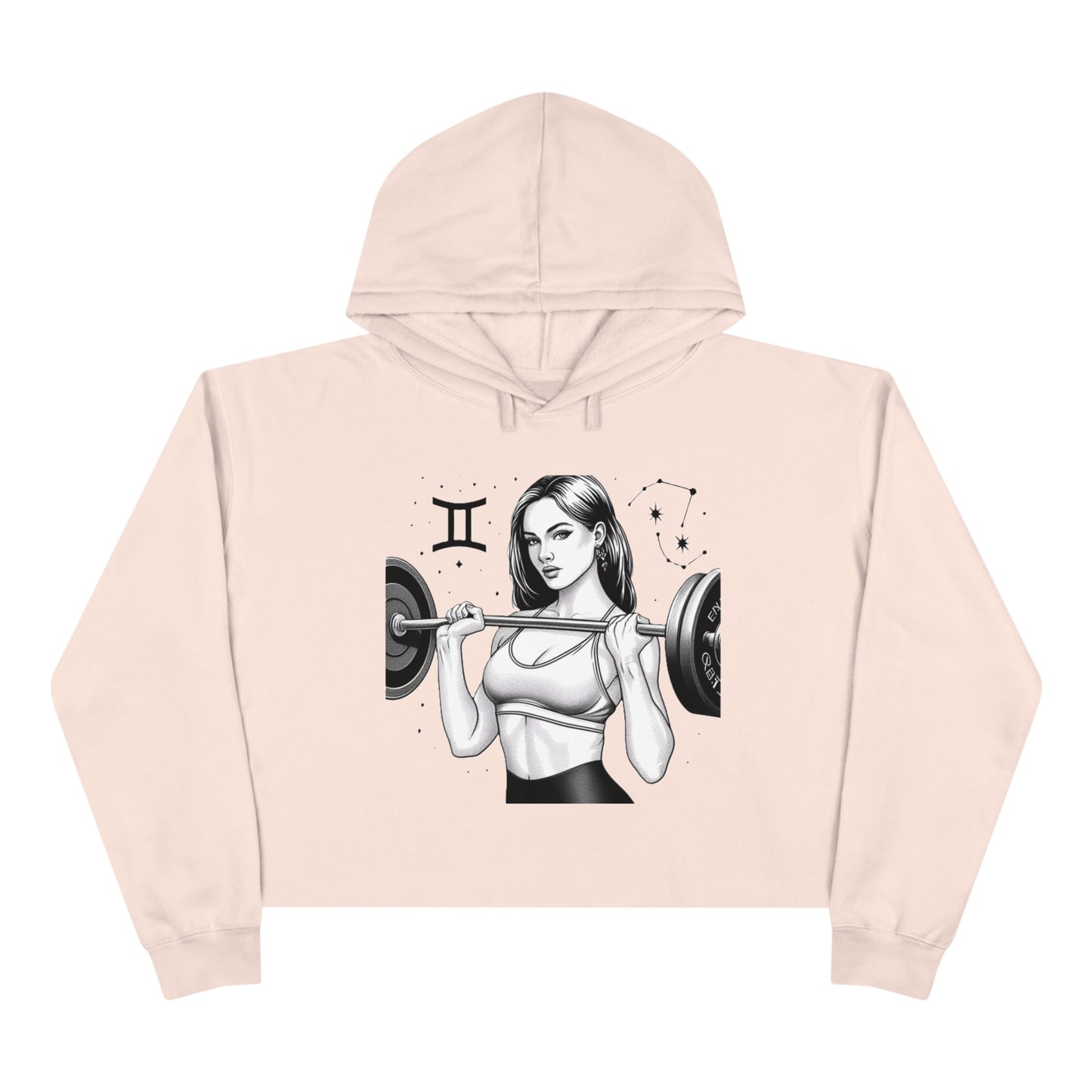 Gemini Crop Hoodie