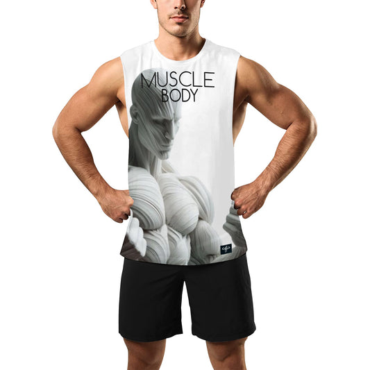 Men's Muscle Body Open Sides Workout Tank Top