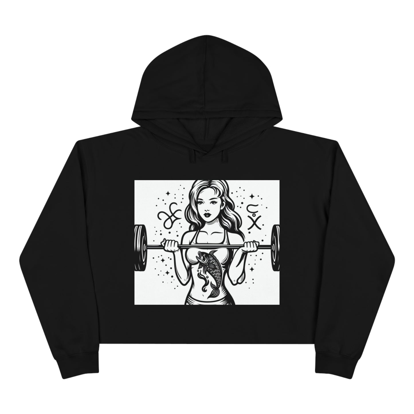 Pisces Crop Hoodie