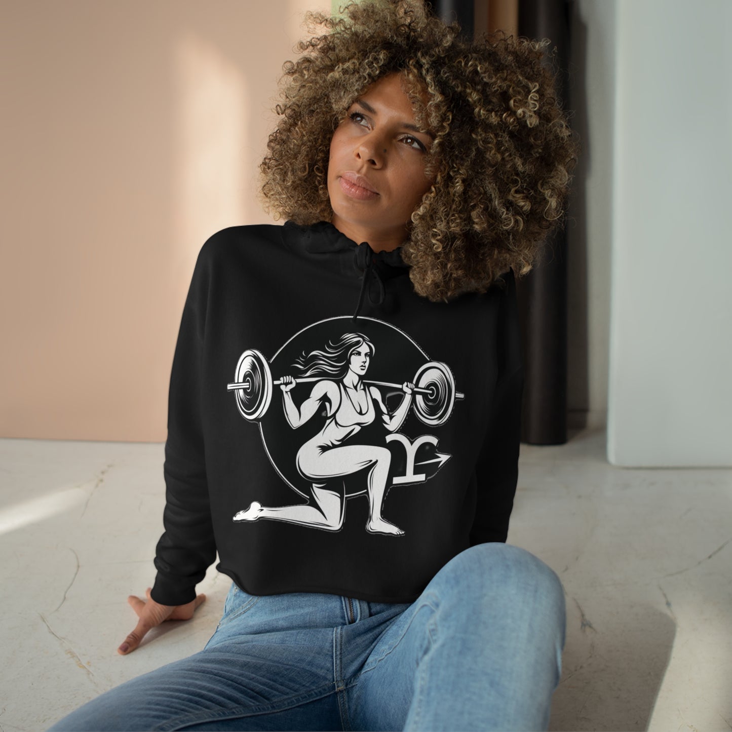 Sagittarius Crop Hoodie