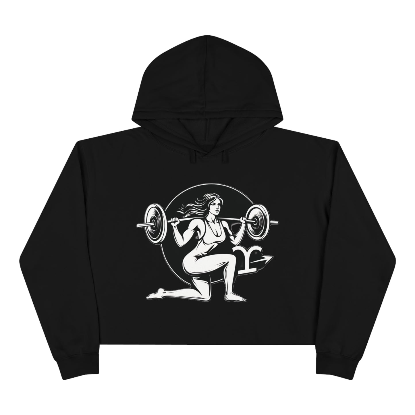 Sagittarius Crop Hoodie