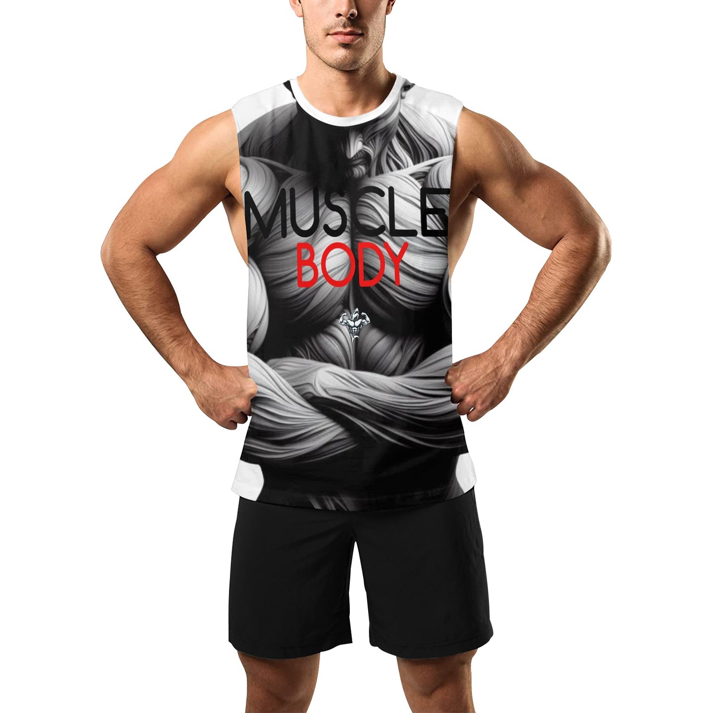 Men's Muscle Body Open Sides Workout Tank Top