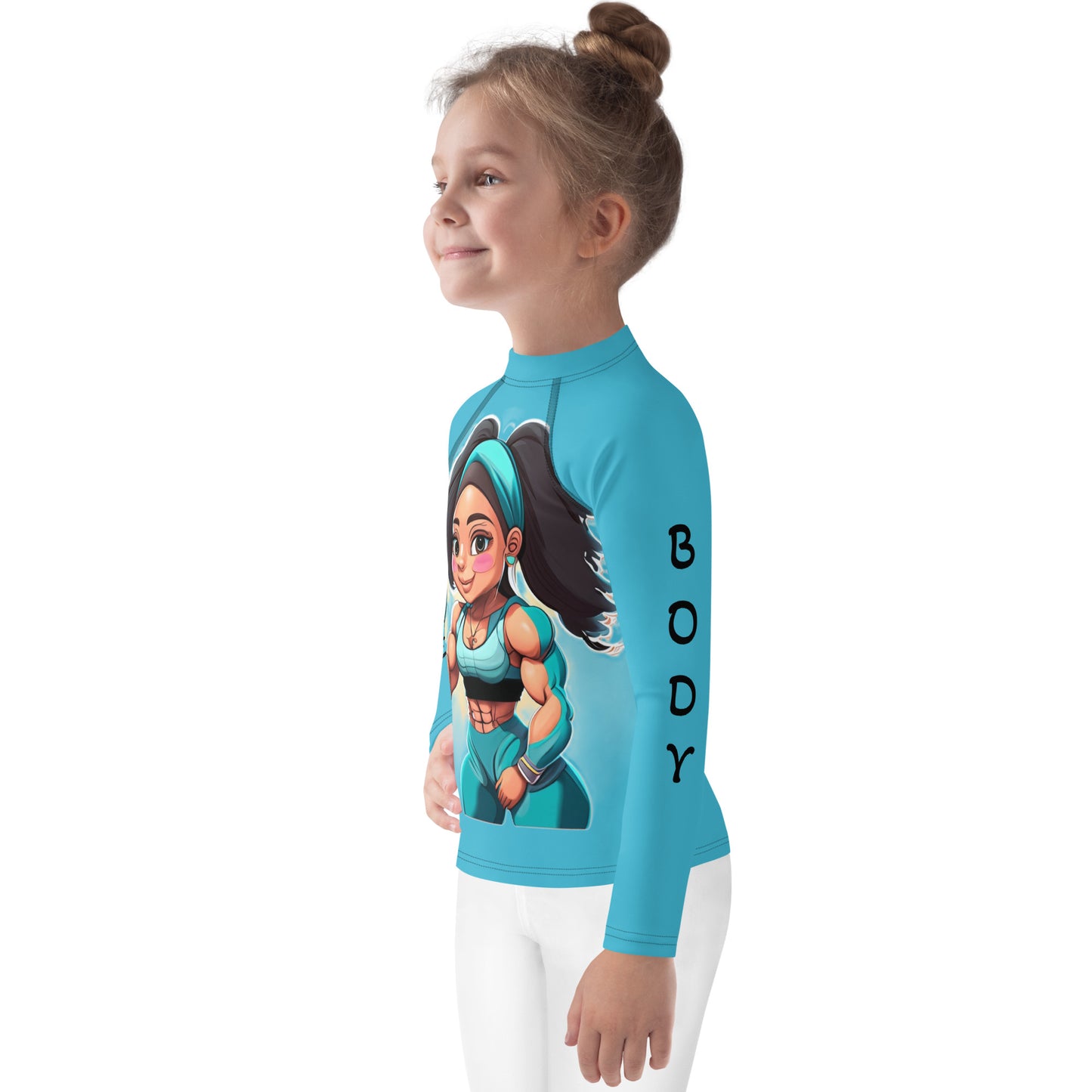 Muscle Body Girls Rash Guard