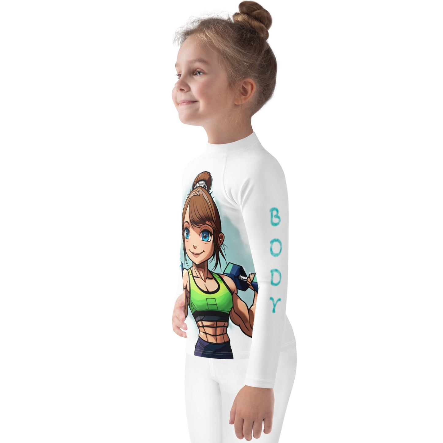 Muscle Body Girls Rash Guard