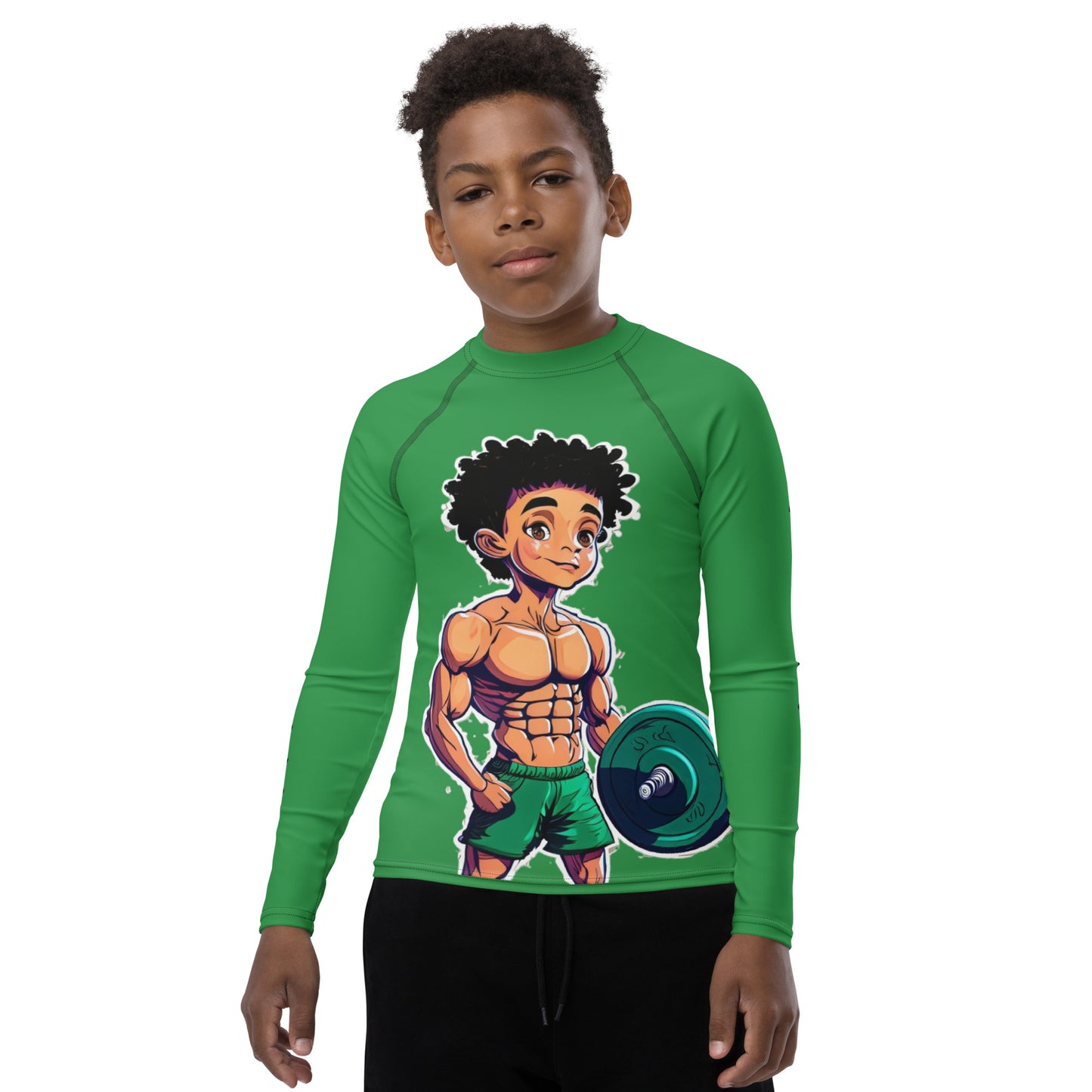 Muscle Body Boys Youth Rash Guard