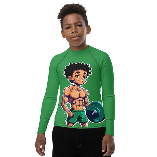 Muscle Body Boys Youth Rash Guard