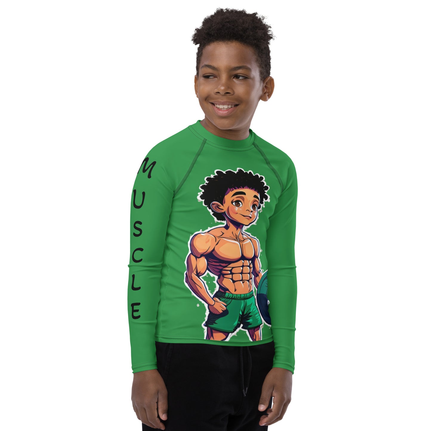 Muscle Body Boys Youth Rash Guard