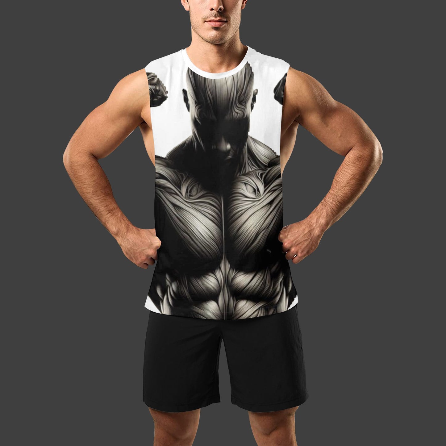 Men's Muscle Body Open Sides Workout Tank Top