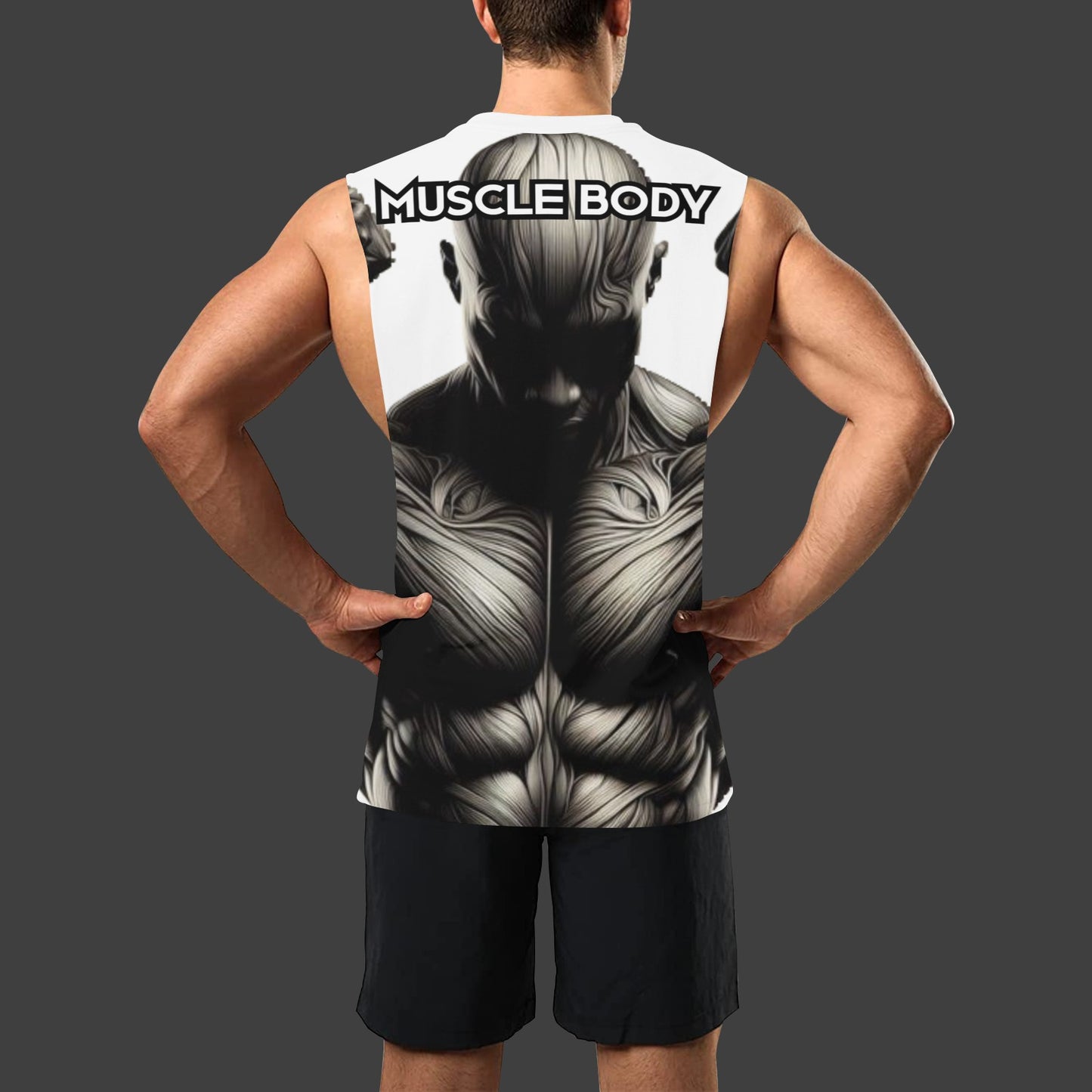 Men's Muscle Body Open Sides Workout Tank Top