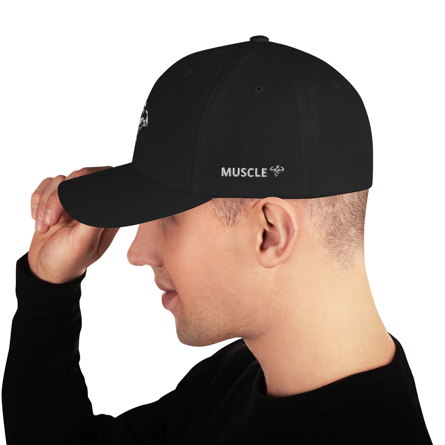 Muscle Body Embroidered Structured (Fitted) Twill Cap