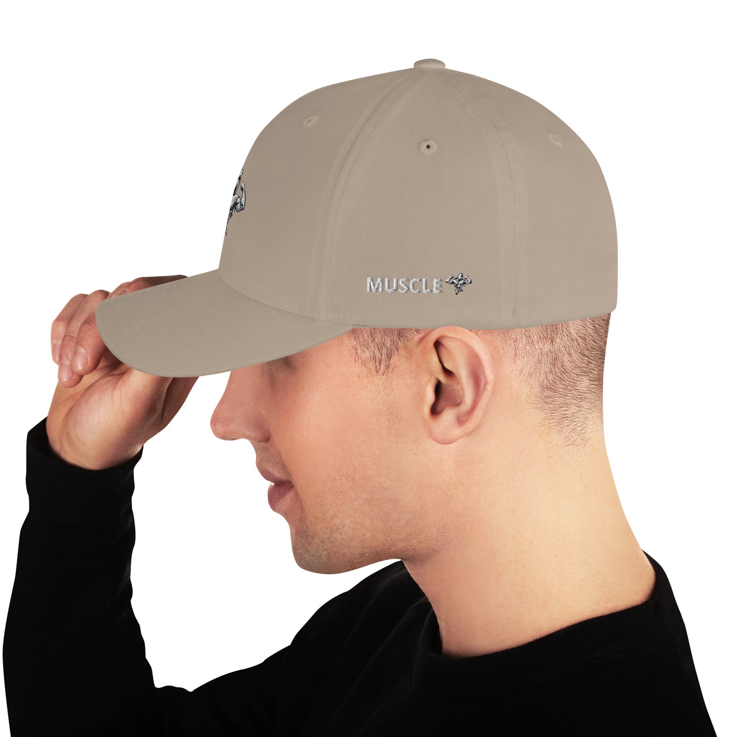 Muscle Body Embroidered Structured (Fitted) Twill Cap