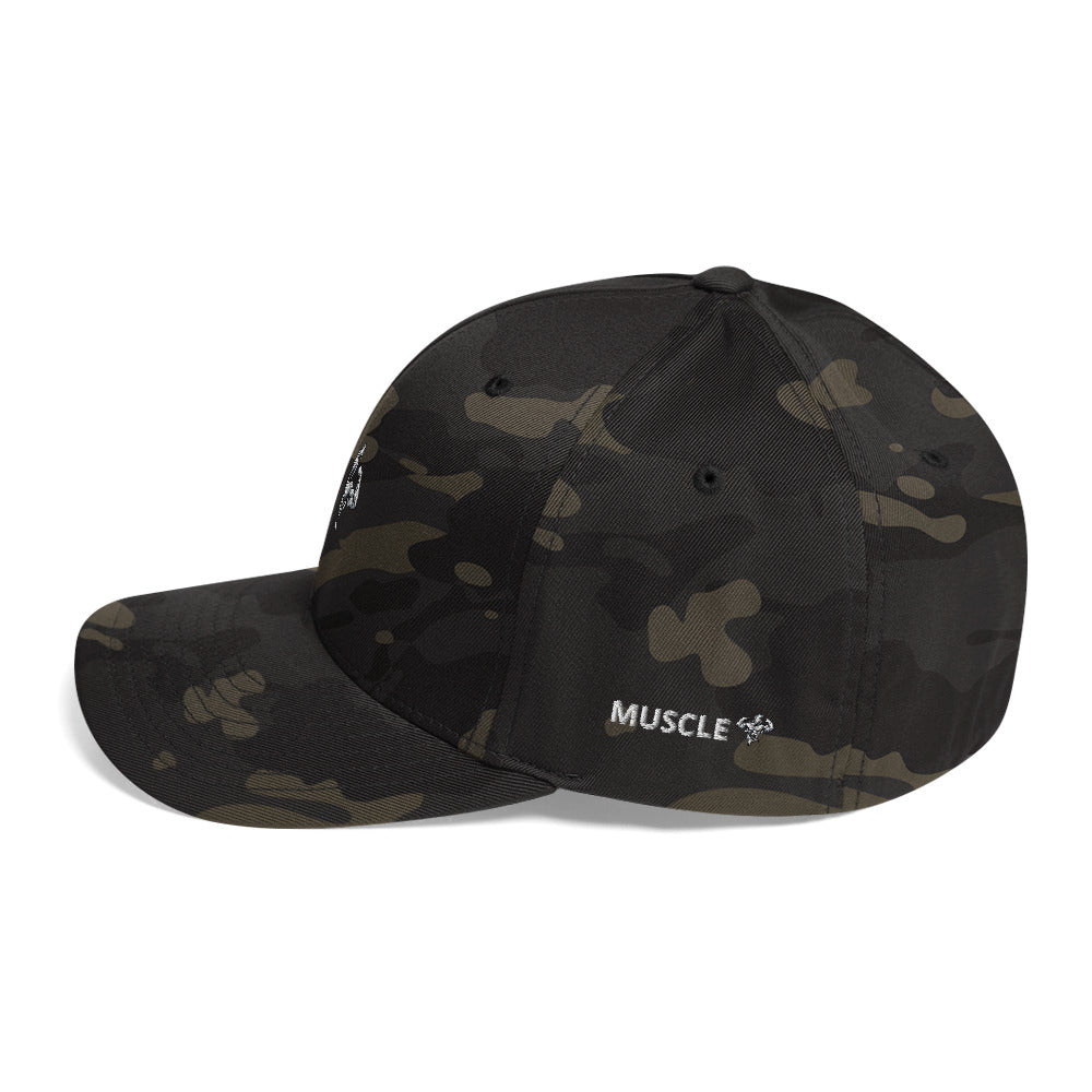 Muscle Body Embroidered Structured (Fitted) Twill Cap