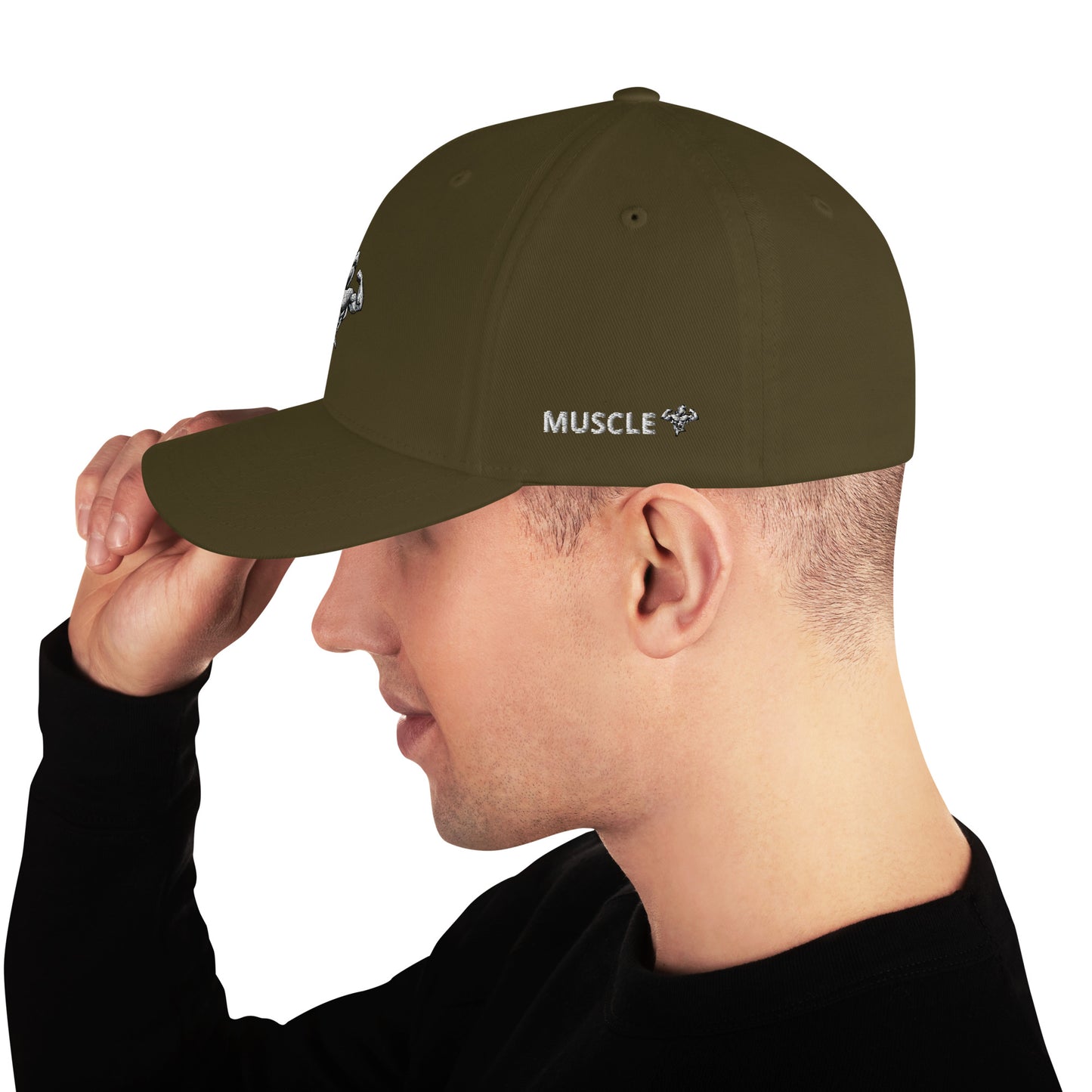 Muscle Body Embroidered Structured (Fitted) Twill Cap