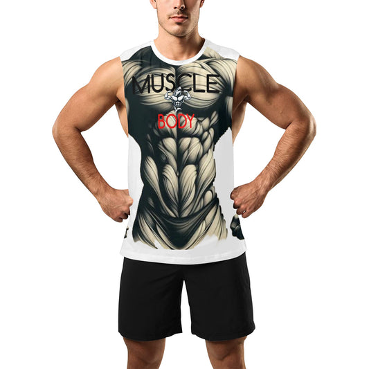 Men's Muscle Body Open Sides Workout Tank Top