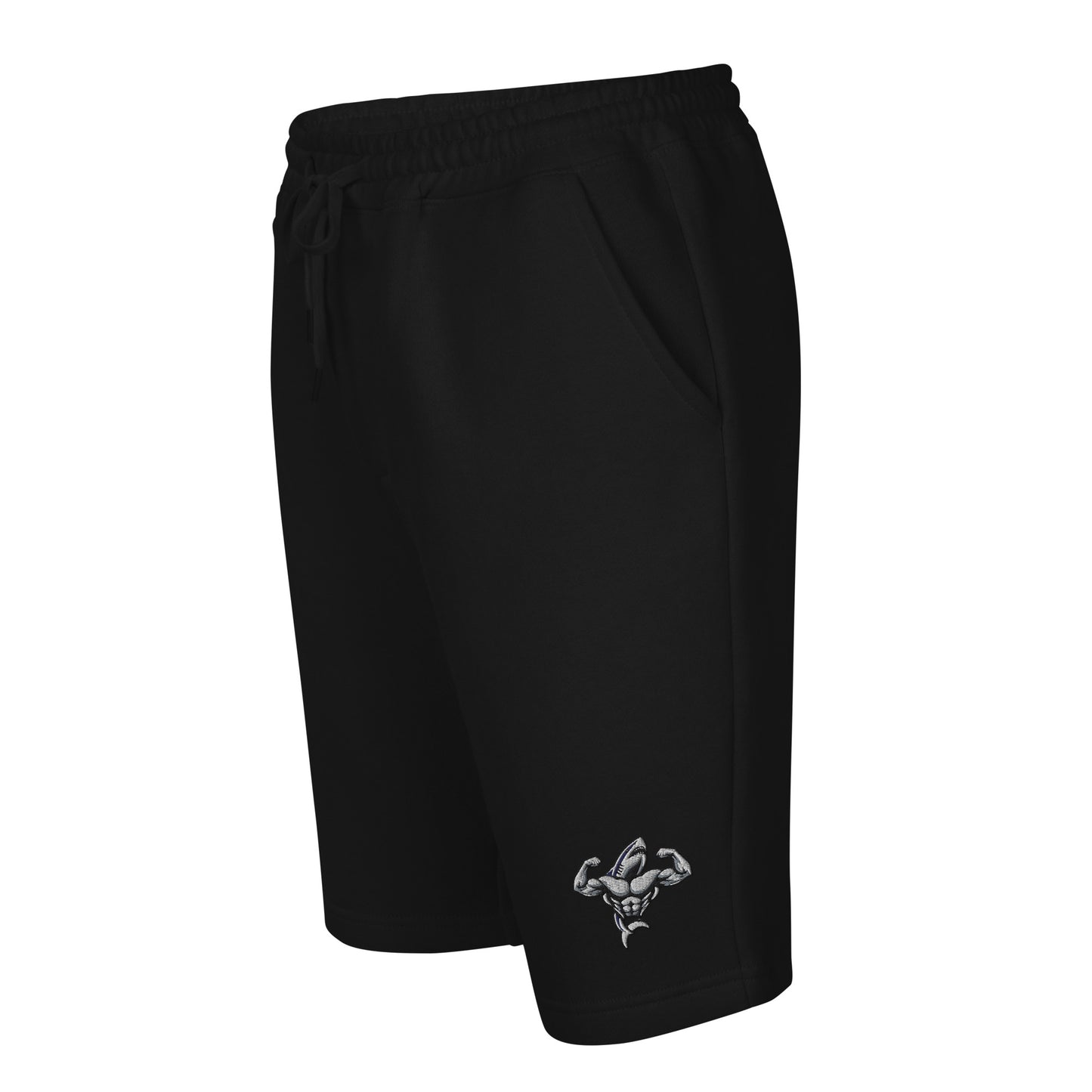 Men's Muscle Body Embroidered Fleece Shorts