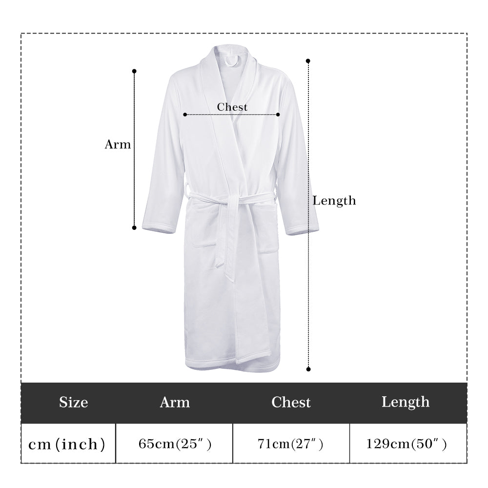 Mens Muscle Body Bathrobe