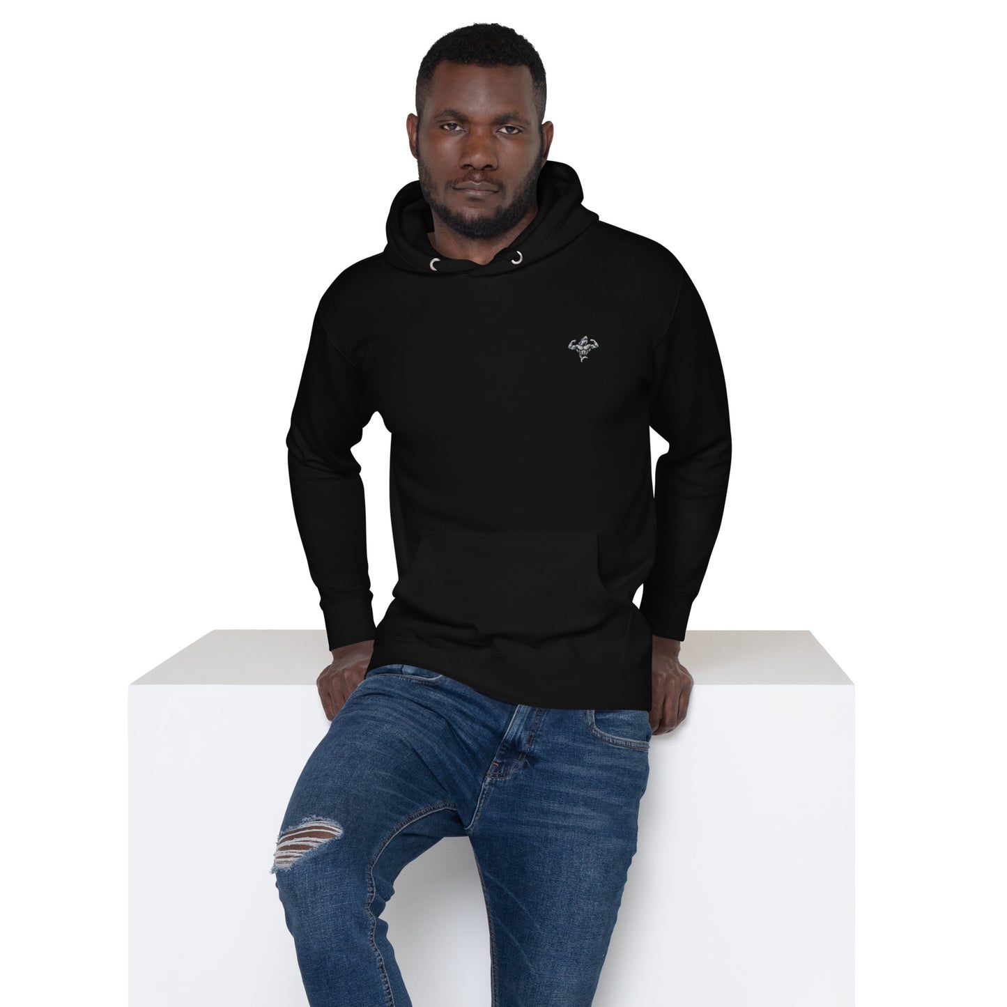 Muscle Body Men's Embroidered Hoodie