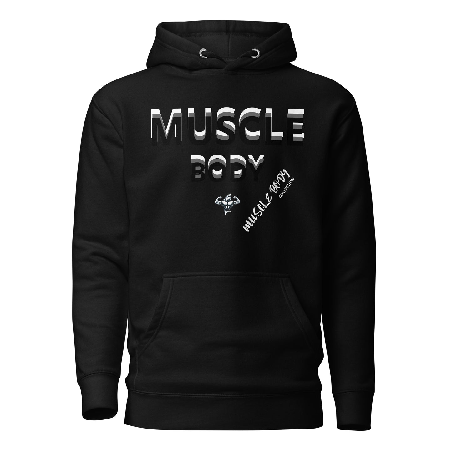 Muscle Body 3D Style Unisex Hoodie