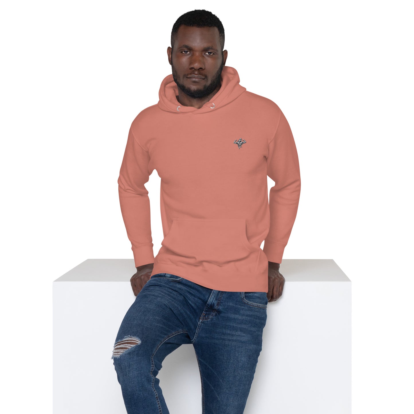 Muscle Body Men's Embroidered Hoodie