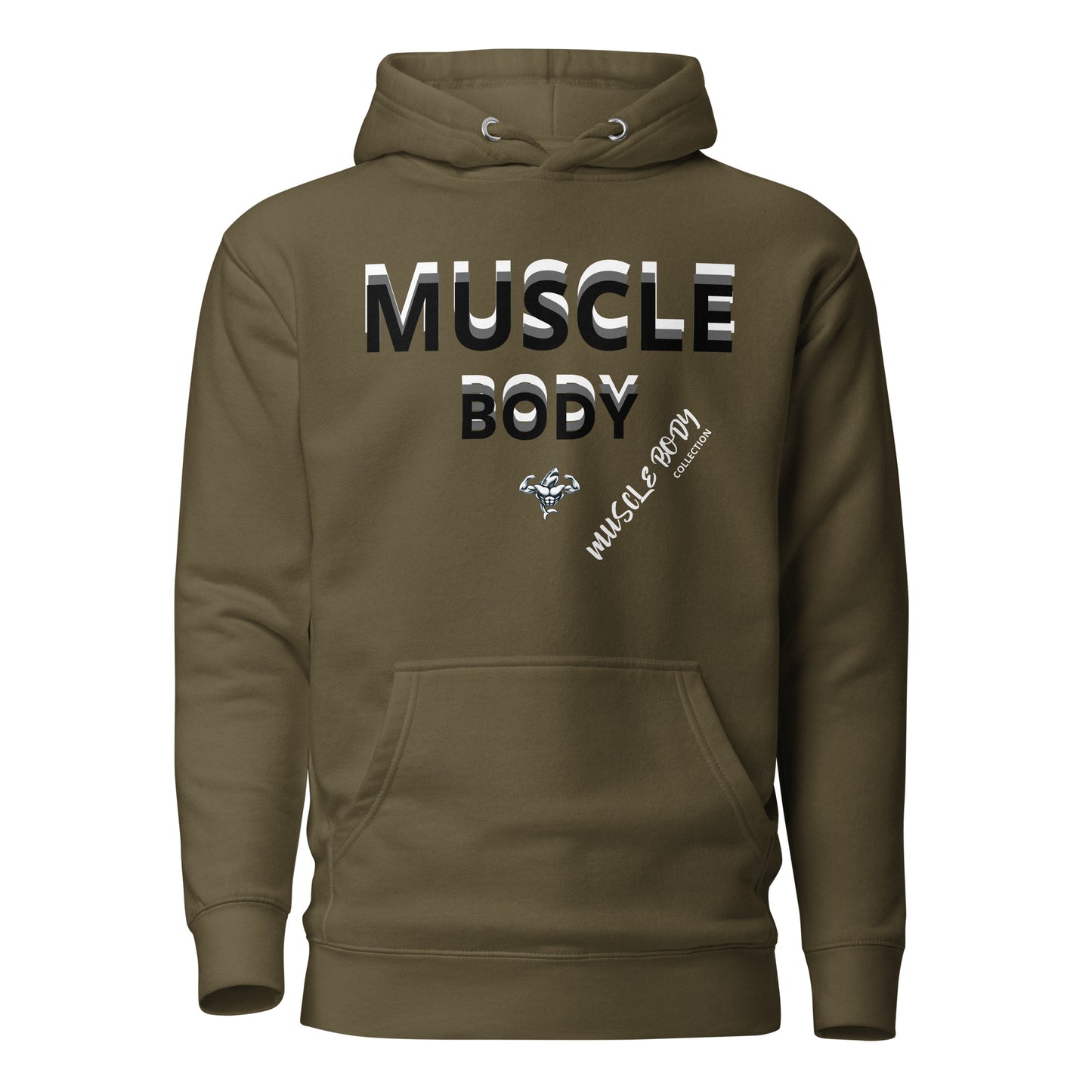 Muscle Body 3D Style Unisex Hoodie