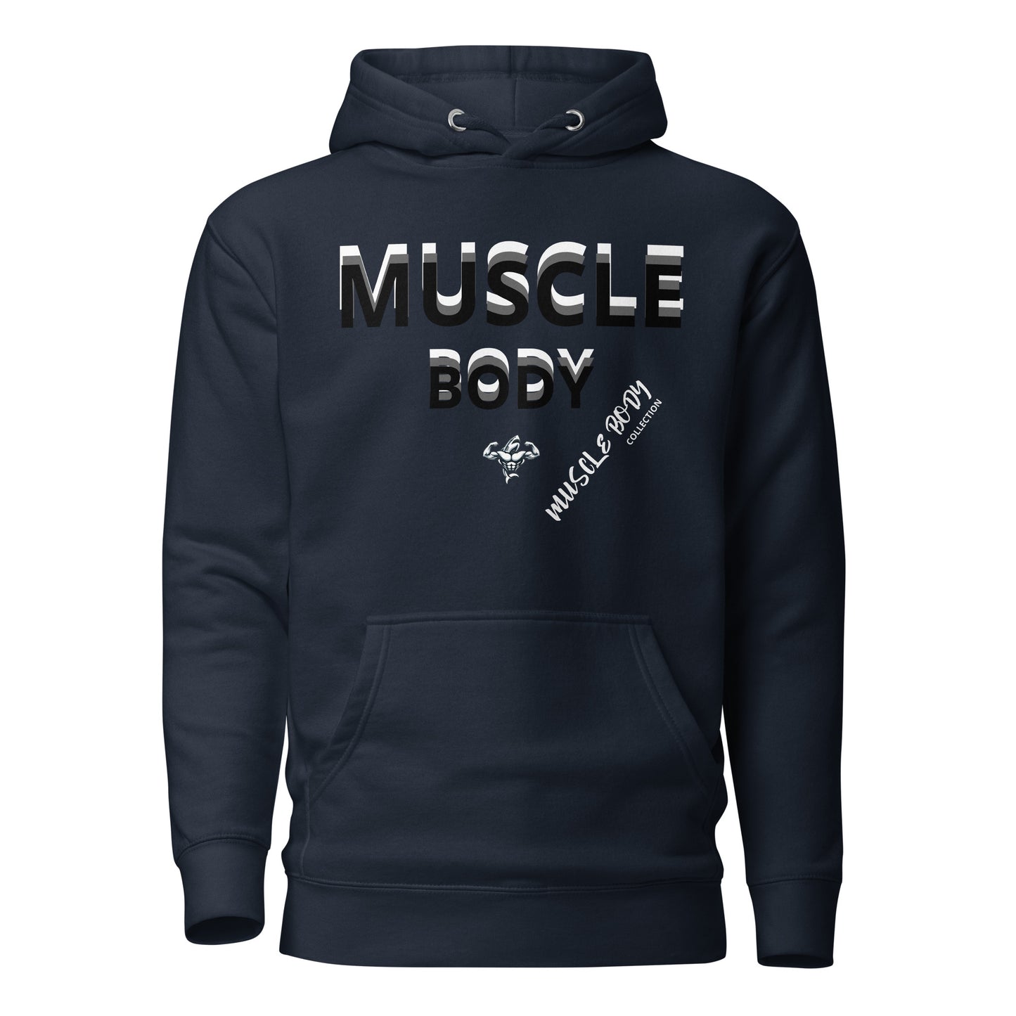 Muscle Body 3D Style Unisex Hoodie