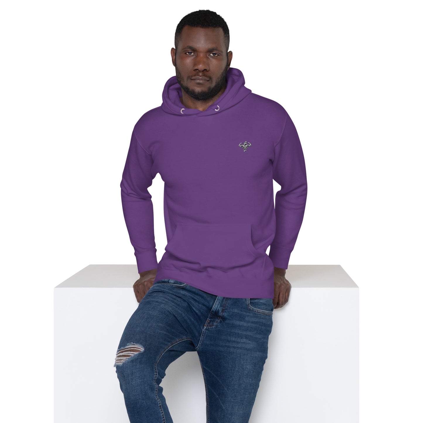 Muscle Body Men's Embroidered Hoodie