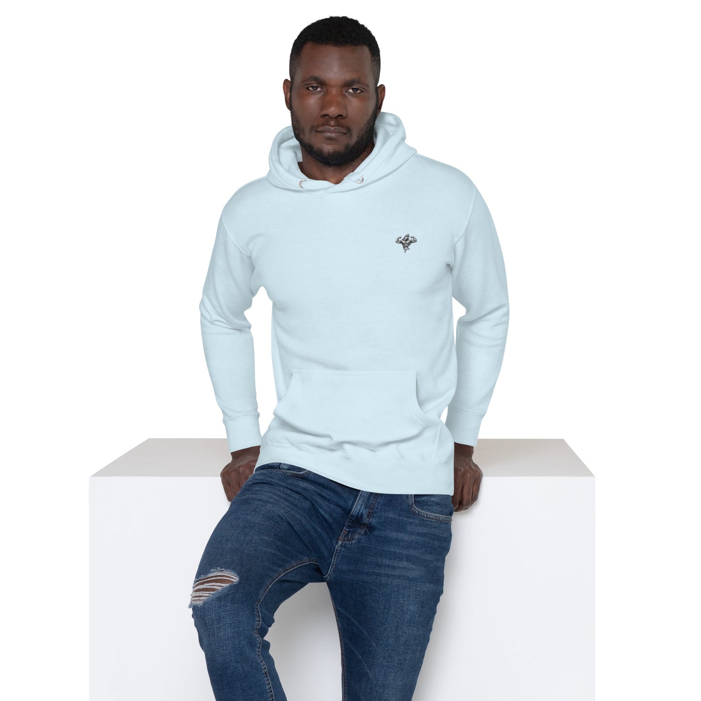 Muscle Body Men's Embroidered Hoodie