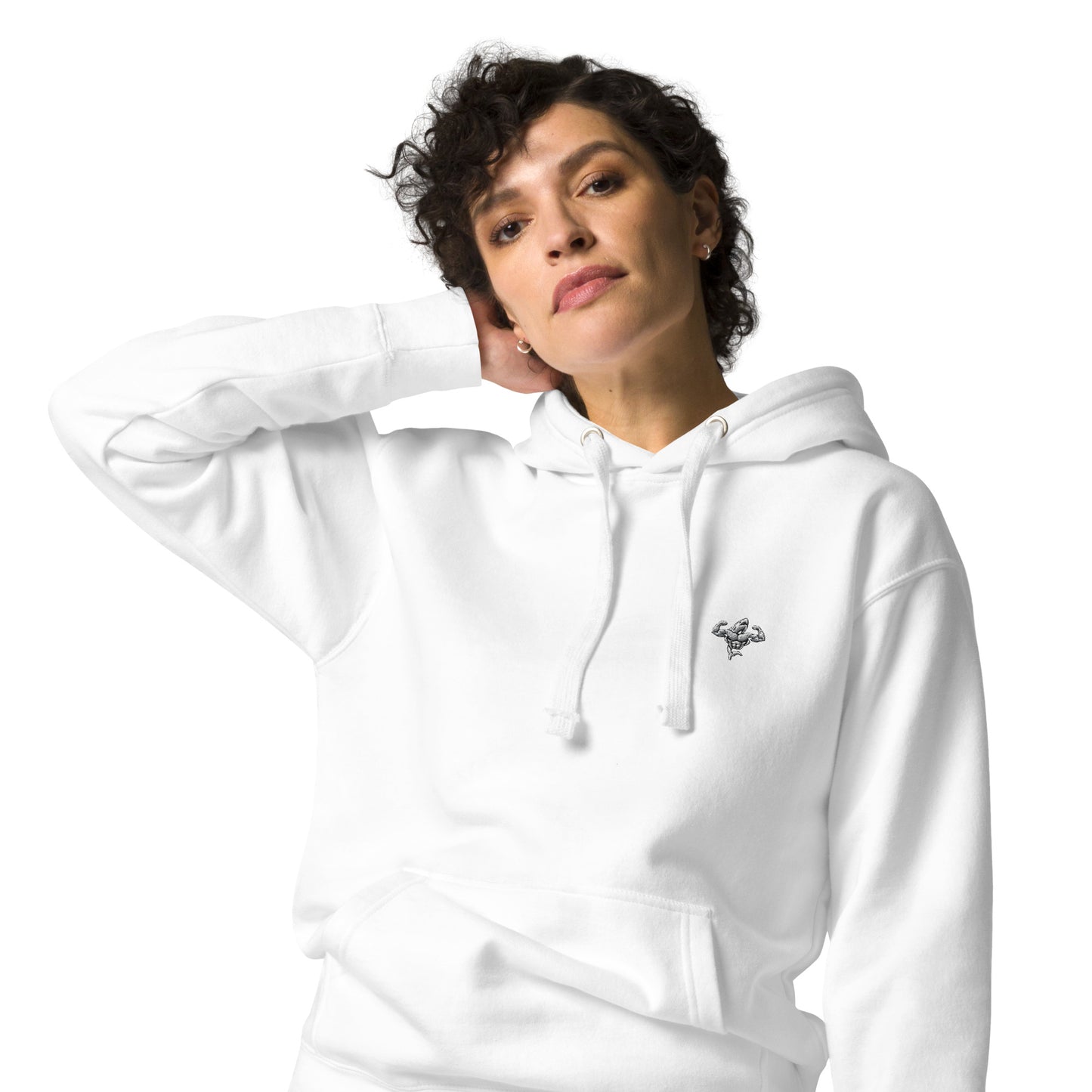 Muscle Body Embroidered Women's Hoodie