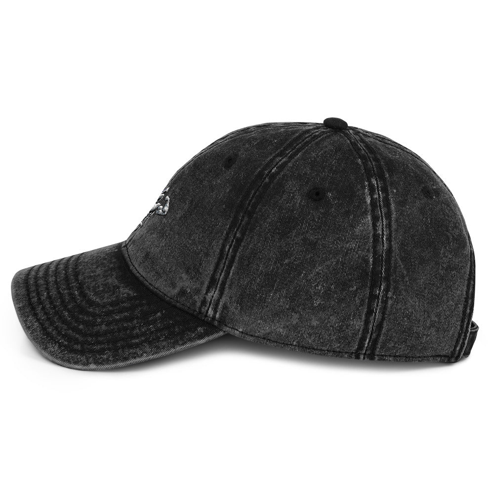 Muscle Body Embroidered Vintage Cotton Twill Cap