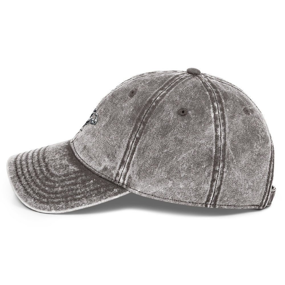 Muscle Body Embroidered Vintage Cotton Twill Cap