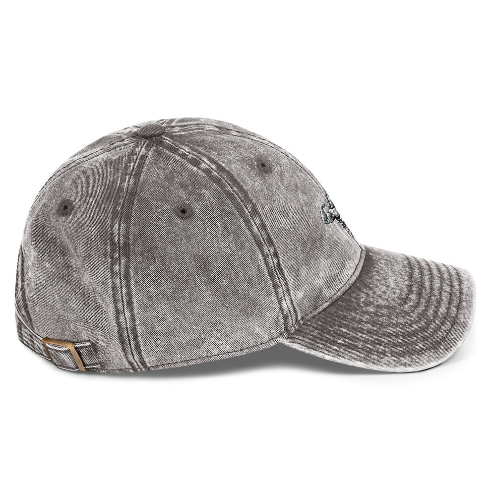 Muscle Body Embroidered Vintage Cotton Twill Cap