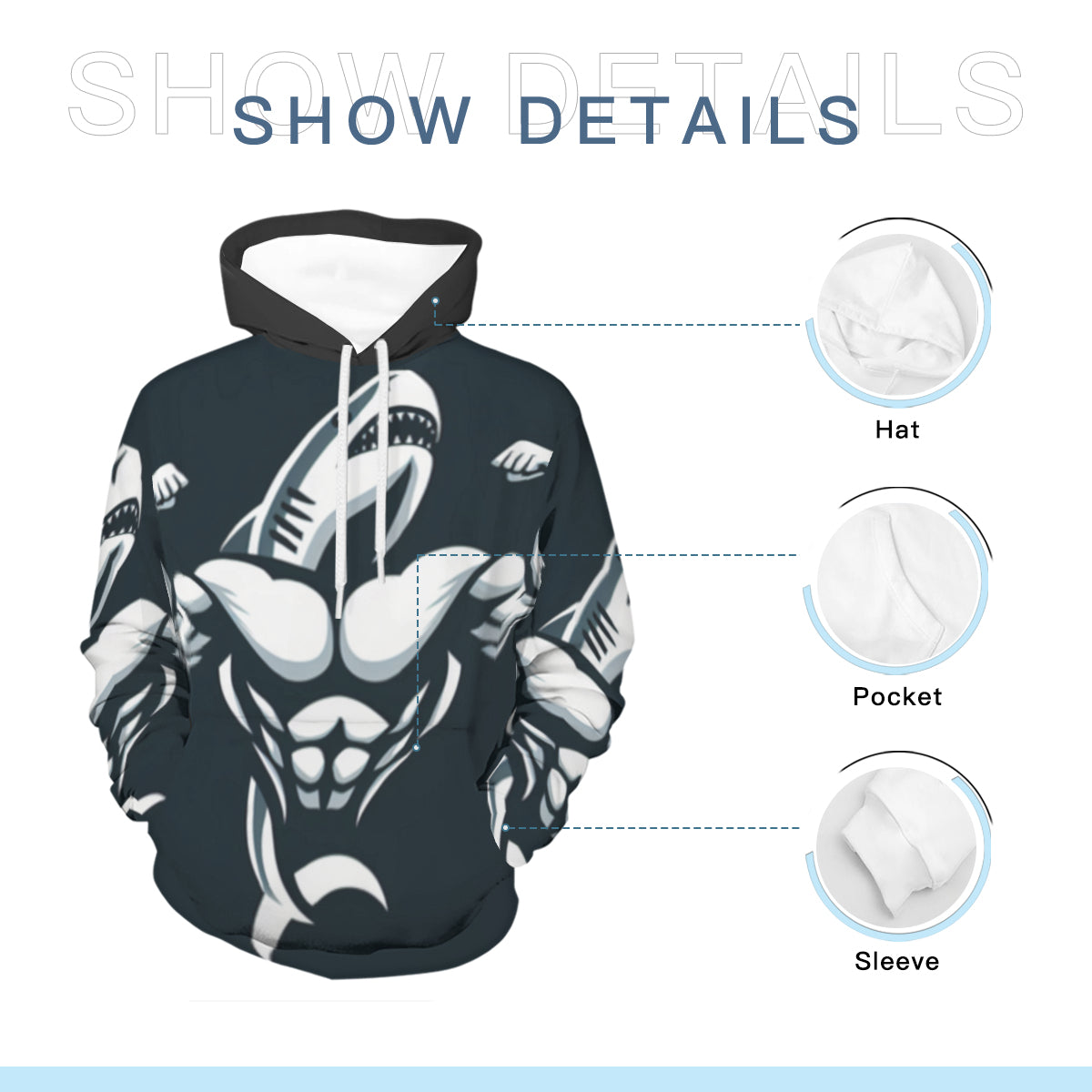 Muscle Body Men's Fleece Hoodie