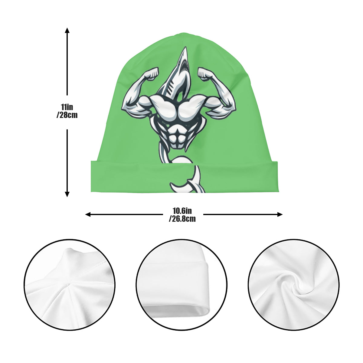 Muscle Body Skull Cap